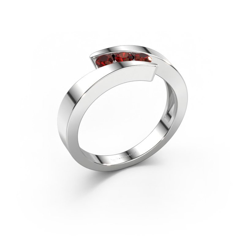 Image of Ring Gracia 950 platinum Garnet 2.7 mm