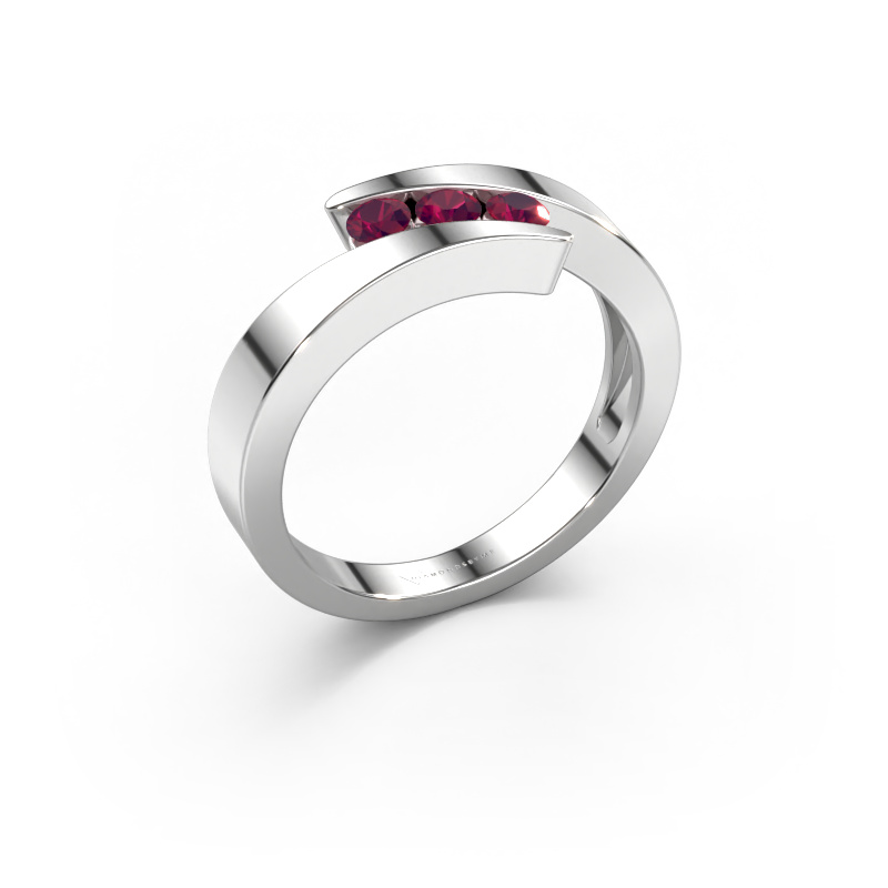 Bild von Ring Gracia 950 Platin Rhodolit 2.7 mm