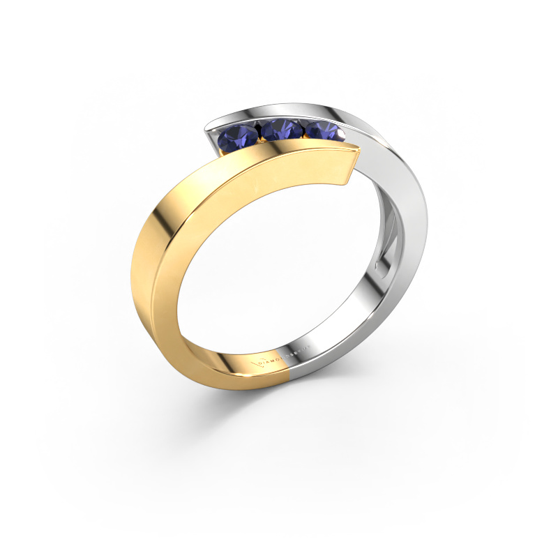 Image de Bague Gracia 585 or blanc Saphir 2.7 mm