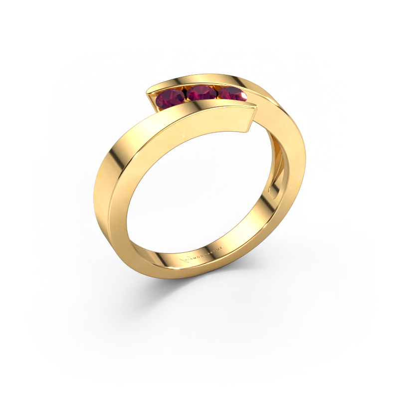 Bild von Ring Gracia 585 Gold Rhodolit 2.7 mm