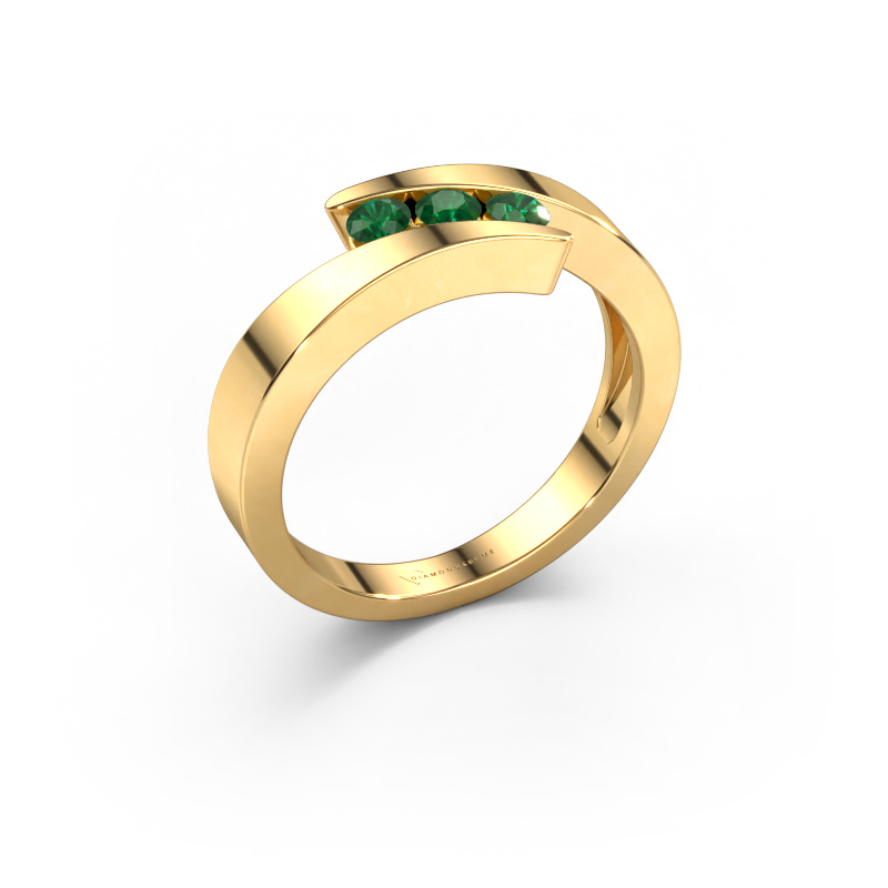 Bild von Ring Gracia 585 Gold Smaragd 2.7 mm