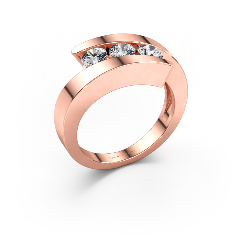 Bild av Ring Gracia 585 roséguld Labbodlad diamant 0.75 crt