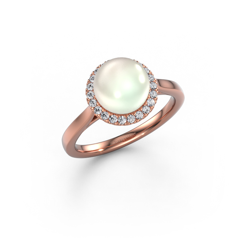 Image of Ring Grisel 585 rose gold White pearl 8 mm