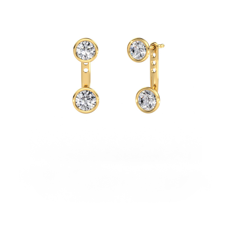 Image of Earrings Halle 585 gold Diamond 2.00 crt