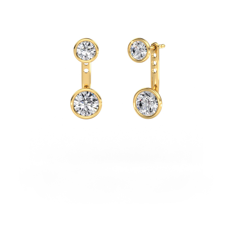Image of Earrings Halle 585 gold Diamond 2.80 crt