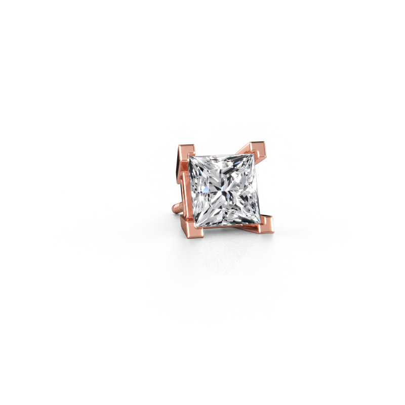 Immagine di Orecchino da uomo Hans 585 oro rosa Diamante lab grown 2.00 crt