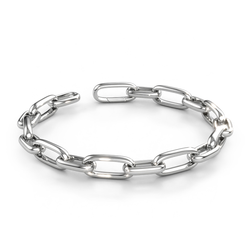 Bild av Armband Harmony 9.5 Ihålig - 585 vitt guld