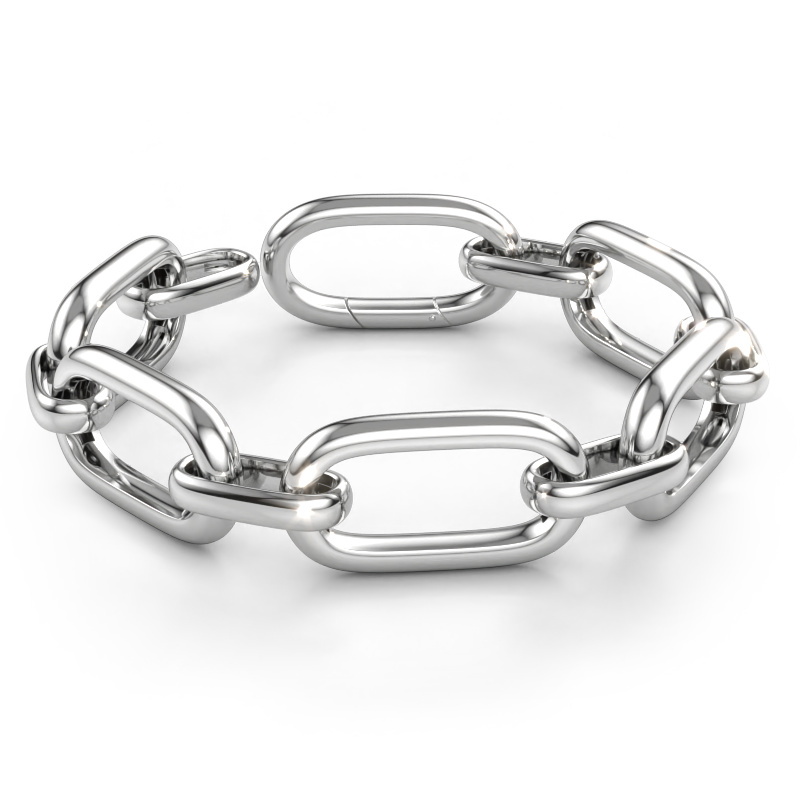 Immagine di Bracciale Harmony 20 Vuoto - 585 oro bianco