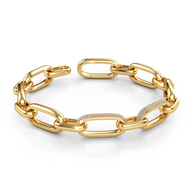 Image of Link bracelet Harmony 2 12.5 Light - 585 gold Brown diamond 2.211 crt