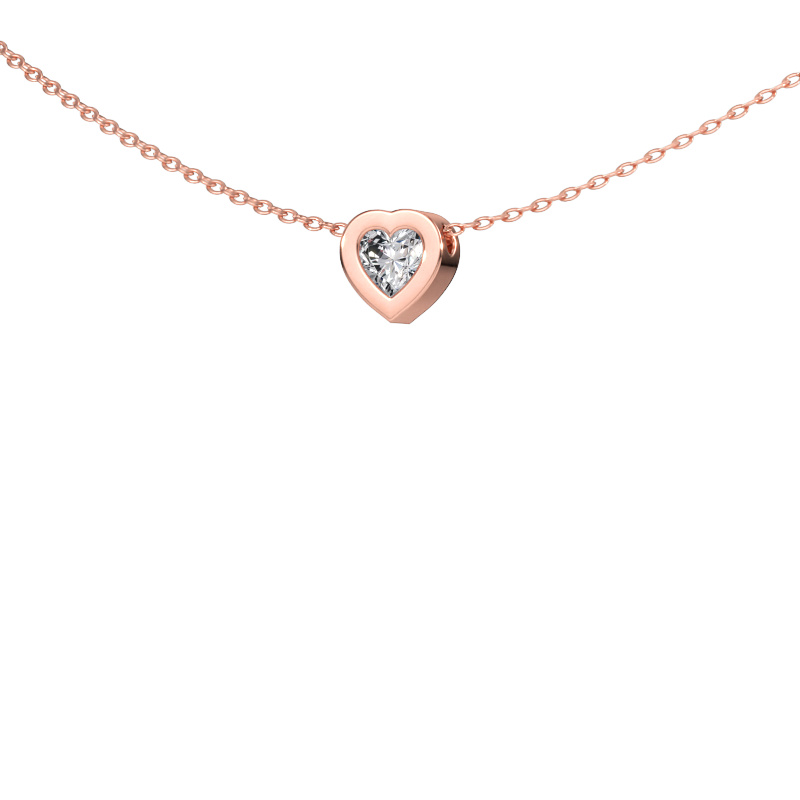 Bild von Anhänger Tonja 585 Roségold Diamant 0.25 crt
