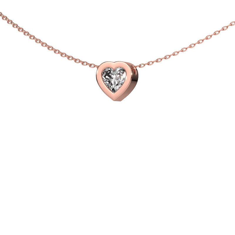 Image of Pendant Tonja 585 rose gold Zirconia 5 mm