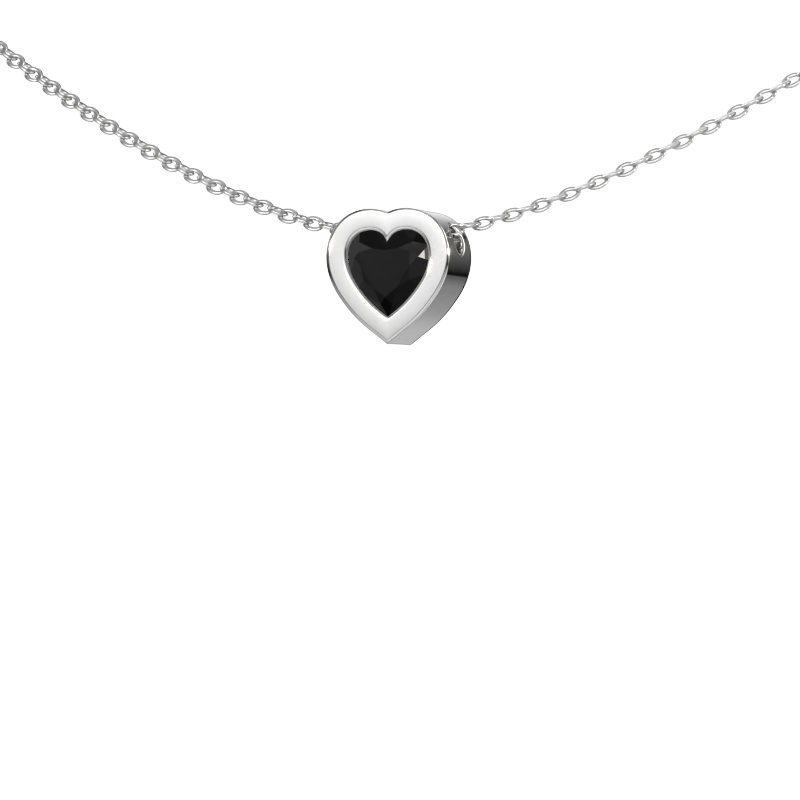Image of Pendant Tonja 950 platinum Black diamond 0.65 crt