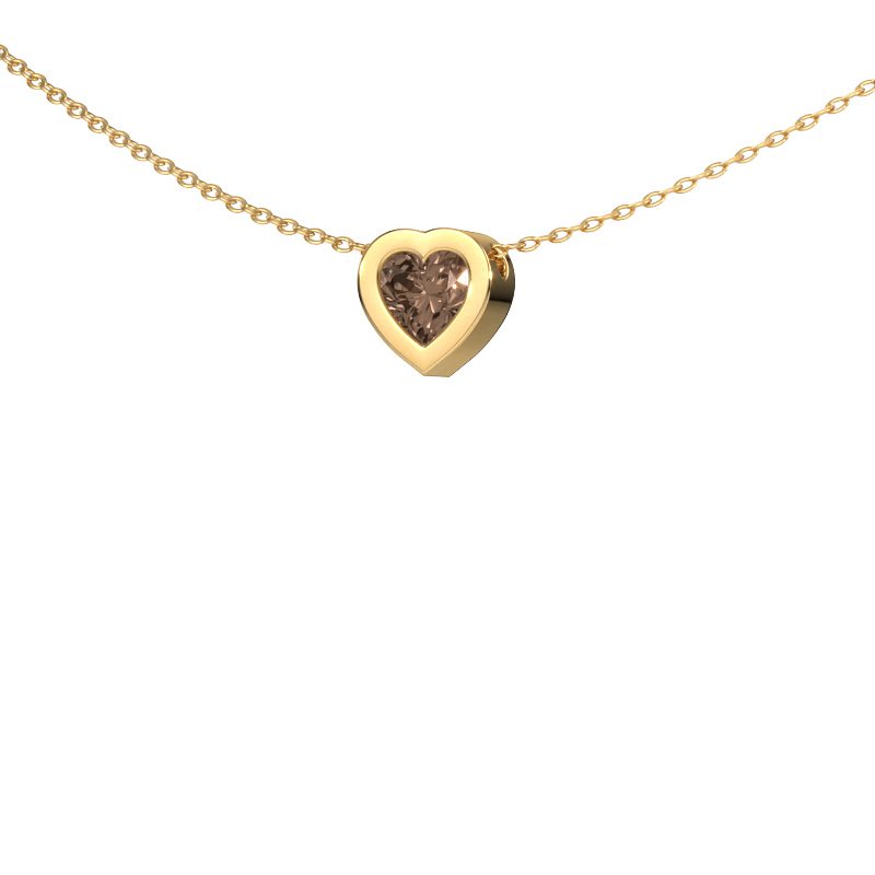 Image de Pendentif Tonja 585 or jaune Diamant brun 0.50 crt