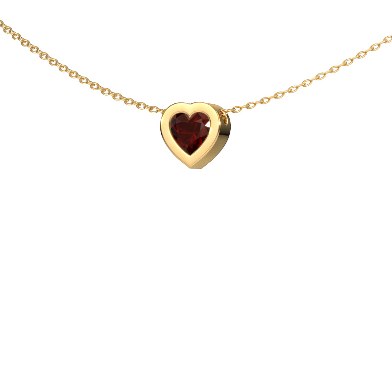 Image of Pendant Tonja 585 gold Garnet 5 mm