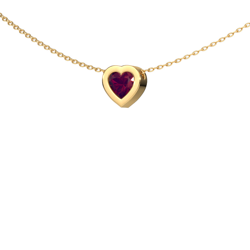Bild von Anhänger Tonja 585 Gold Rhodolit 5 mm