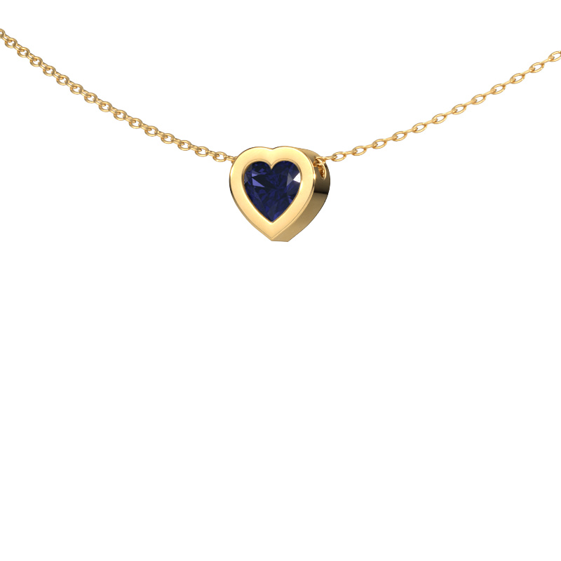 Image of Pendant Tonja 585 gold Sapphire 5 mm