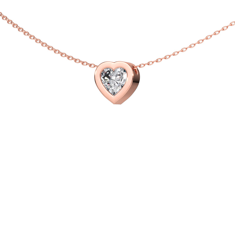Bild von Anhänger Tonja 585 Roségold Lab-grown Diamant 0.65 crt