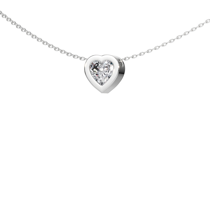 Bild von Anhänger Tonja 585 Weißgold Diamant 0.65 crt