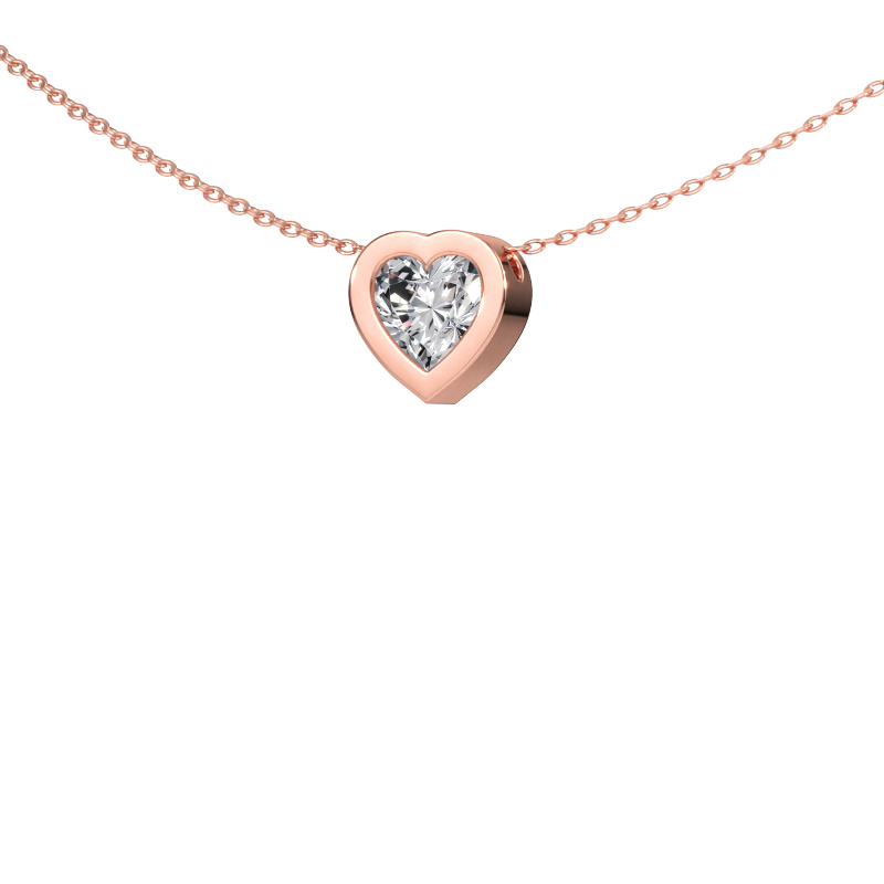 Bild von Anhänger Tonja 585 Roségold Lab-grown Diamant 0.80 crt