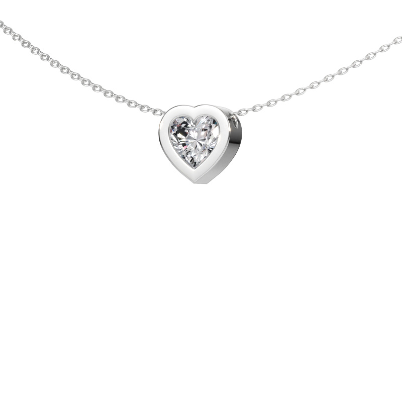 Afbeelding van Hanger Tonja 585 witgoud Diamant 0.80 crt