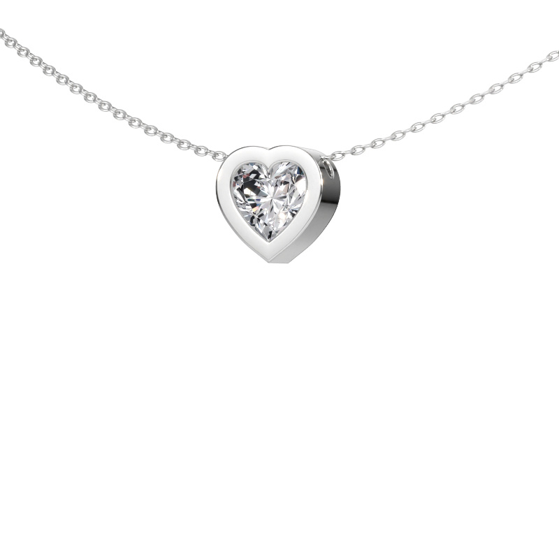 Bild von Anhänger Tonja 585 Weißgold Diamant 1.00 crt