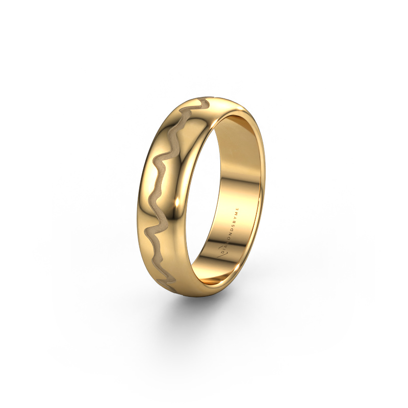 Image of Wedding ring Heartbeat 2 585 gold ±0.20x0.07 in