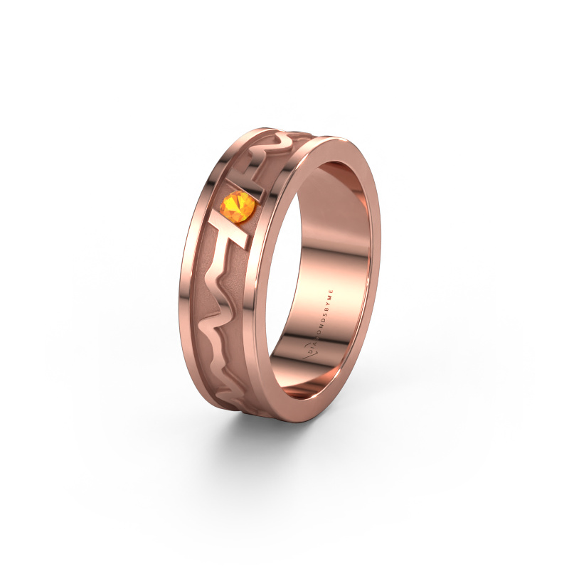 Image de Alliance Heartbeat 3 585 or rose ±6x1.8 mm