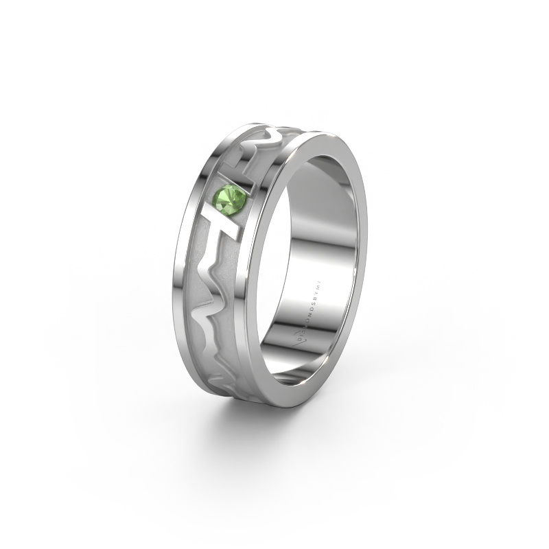 Image of Wedding ring Heartbeat 3 950 platinum ±0.24x0.08 in