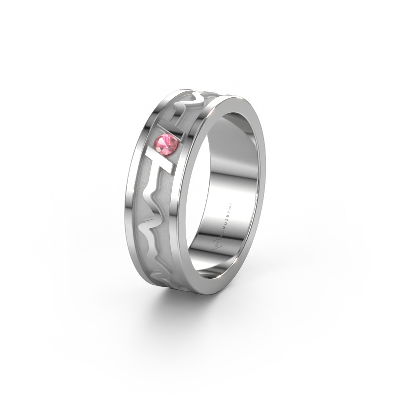 Bild von Ehering Heartbeat 3 950 Platin ±6x1.8 mm