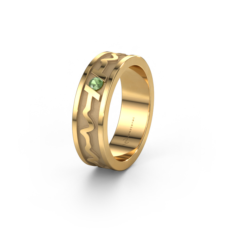 Image of Wedding ring Heartbeat 3 585 gold ±6x1.8 mm