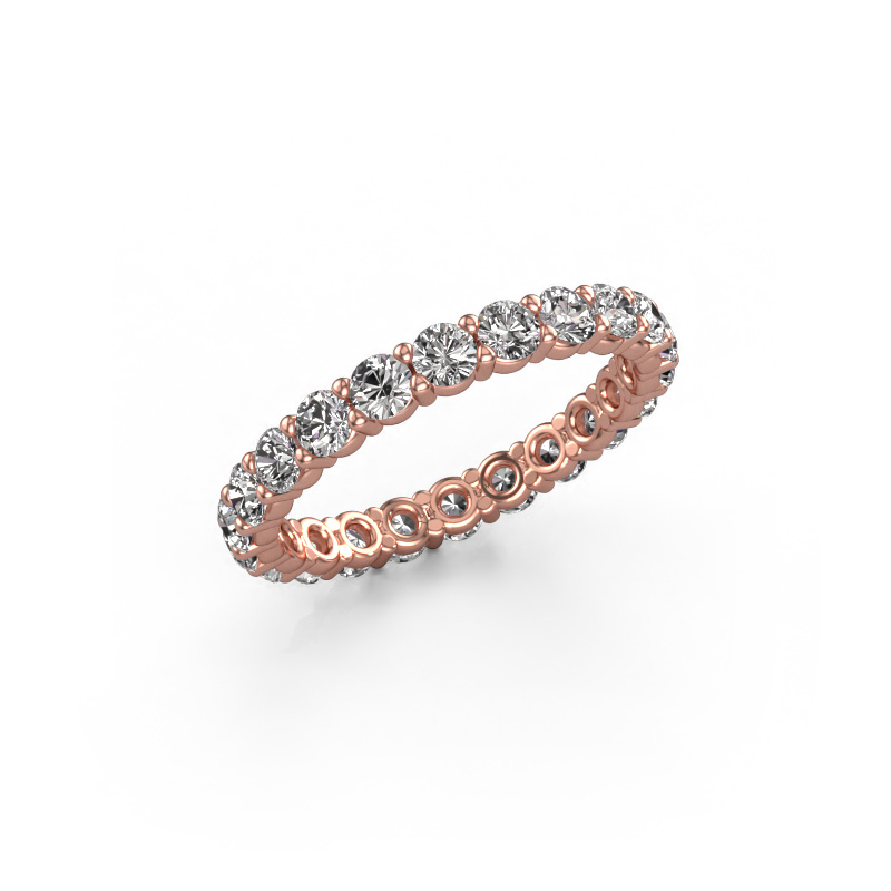 Afbeelding van Aanschuifring Heddy rnd 2.7 585 rosé goud Diamant 1.76 crt