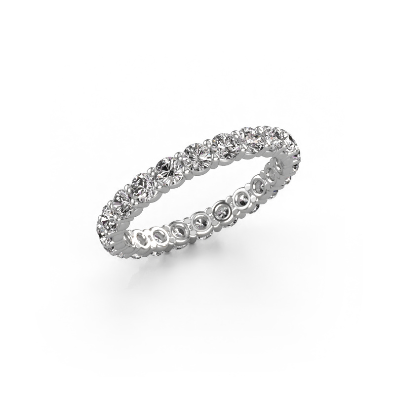 Image of Stackable ring Heddy rnd 2.7 585 white gold Diamond 1.76 crt