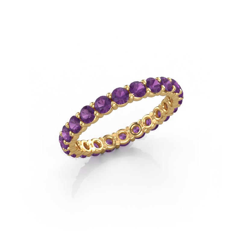 Image of Stackable ring Heddy rnd 2.7 585 gold Amethyst 2.7 mm