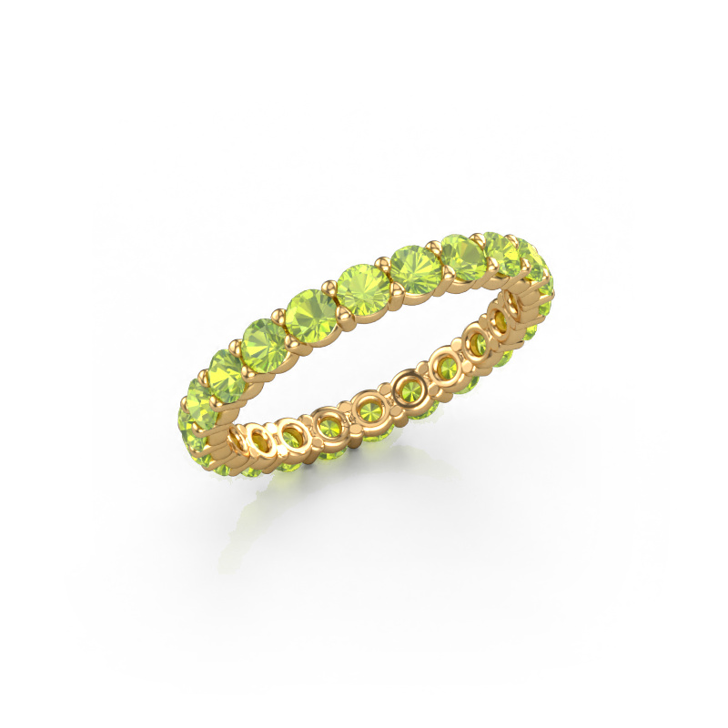 Bild von Vorsteckring Heddy rnd 2.7 585 Gold Peridot 2.7 mm