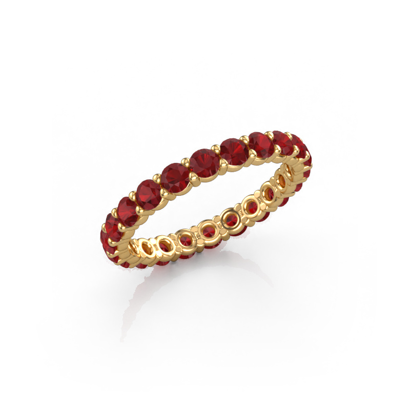 Image of Stackable ring Heddy rnd 2.7 585 gold Ruby 2.7 mm