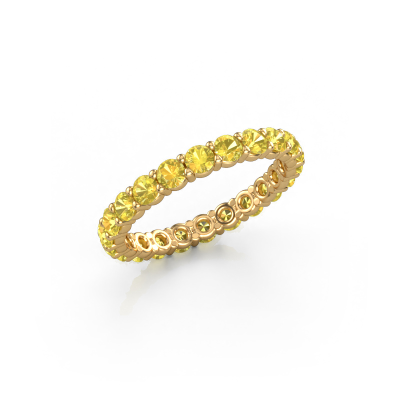 Image of Stackable ring Heddy rnd 2.7 585 gold Yellow sapphire 2.7 mm