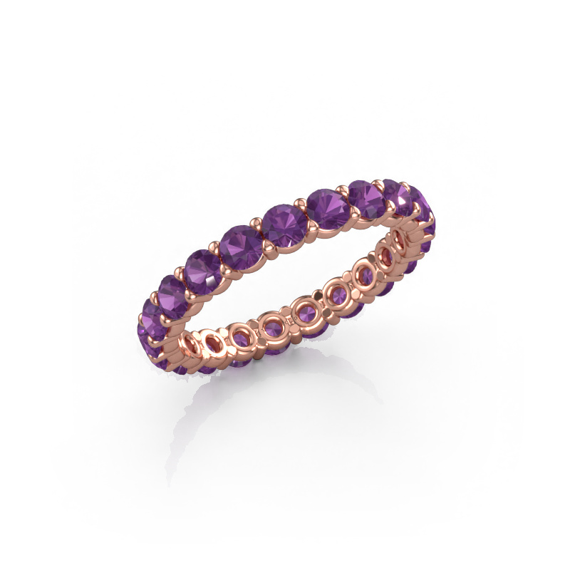 Bild von Ring Heddy rnd 2.9 585 Roségold Amethyst 2.9 mm