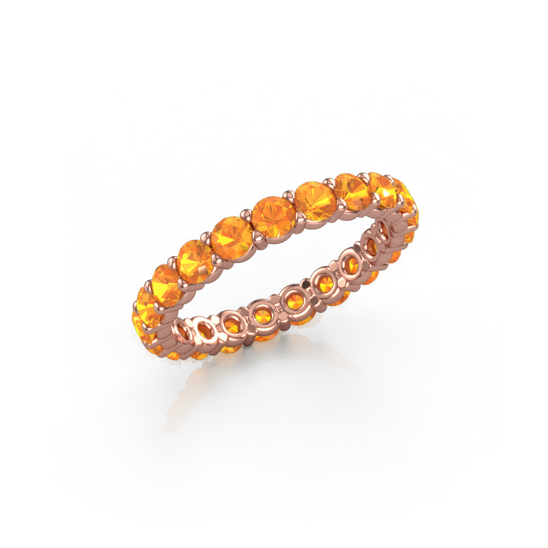 Image of Ring Heddy rnd 2.9 585 rose gold Citrin 2.9 mm