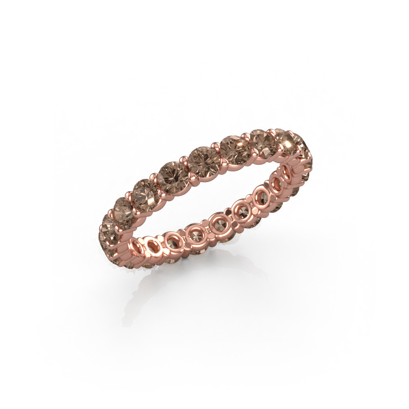 Image of Ring Heddy rnd 2.9 585 rose gold Brown diamond 1.995 crt