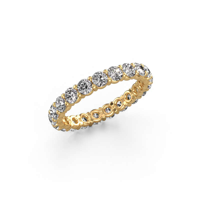 Image of Ring Heddy rnd 2.9 585 gold Lab grown diamond 1.995 crt