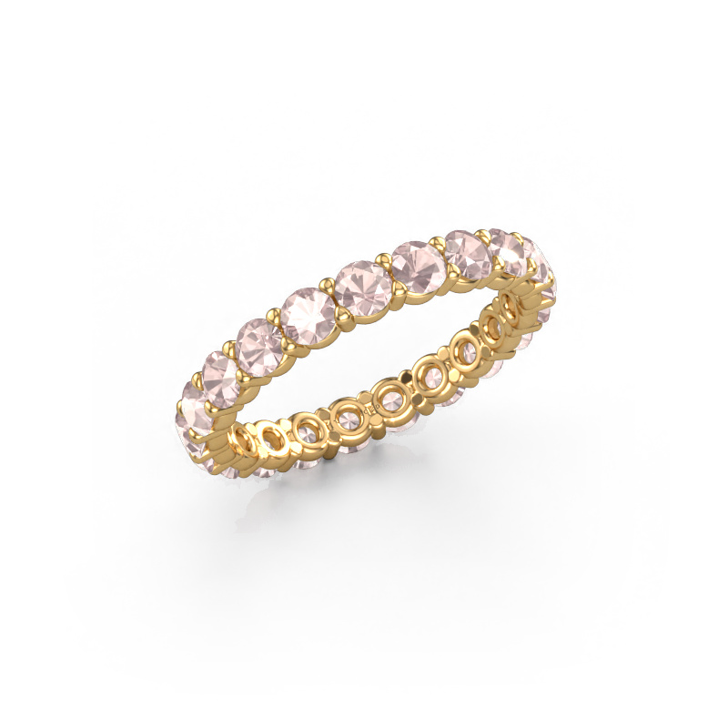 Bild von Ring Heddy rnd 2.9 585 Gold Morganit Champagner 2.9 mm