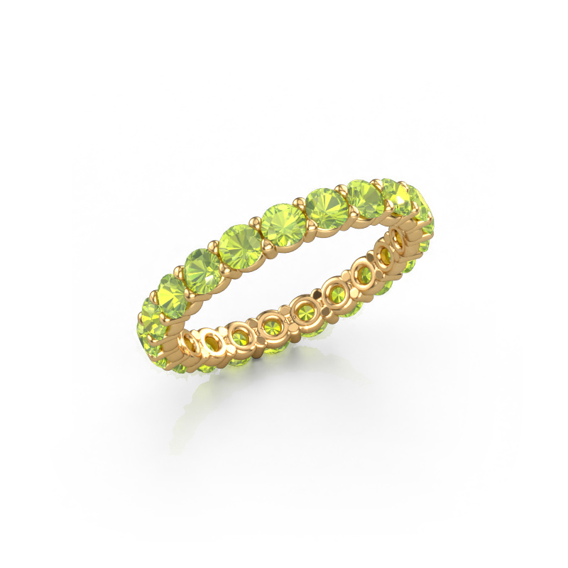 Image of Ring Heddy rnd 2.9 585 gold Peridot 2.9 mm