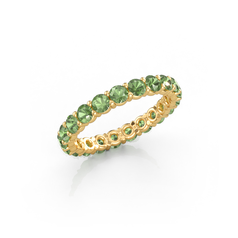 Bild von Ring Heddy rnd 2.9 585 Gold Turmalin grün 2.9 mm