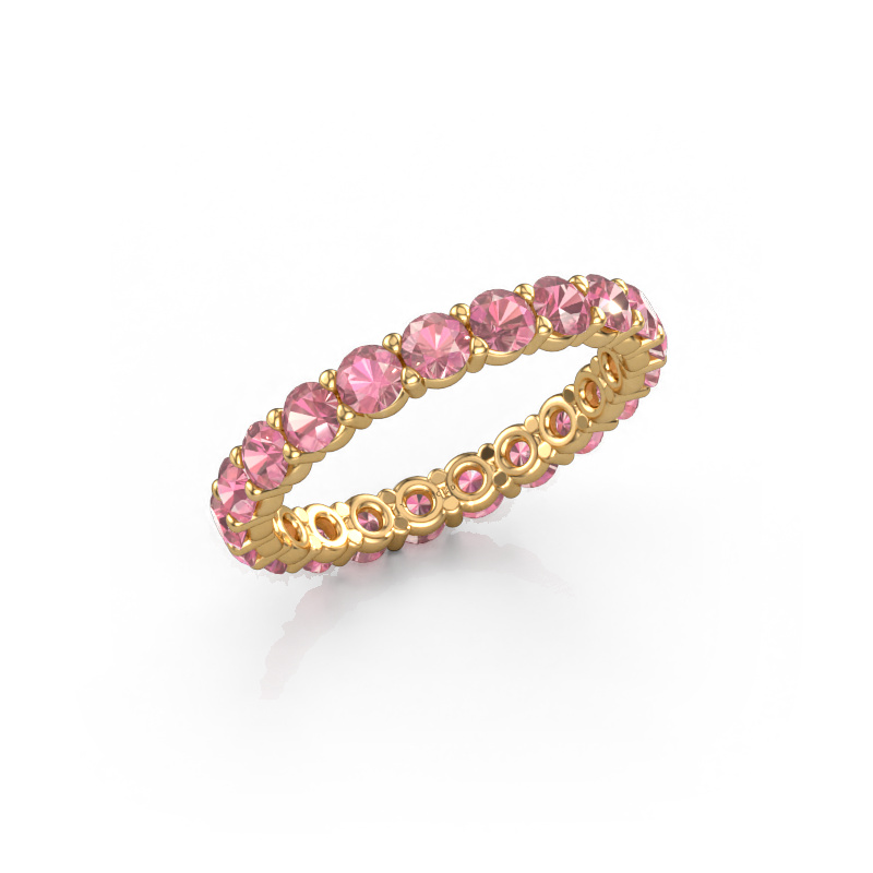 Image of Ring Heddy rnd 2.9 585 gold Tourmaline pink 2.9 mm
