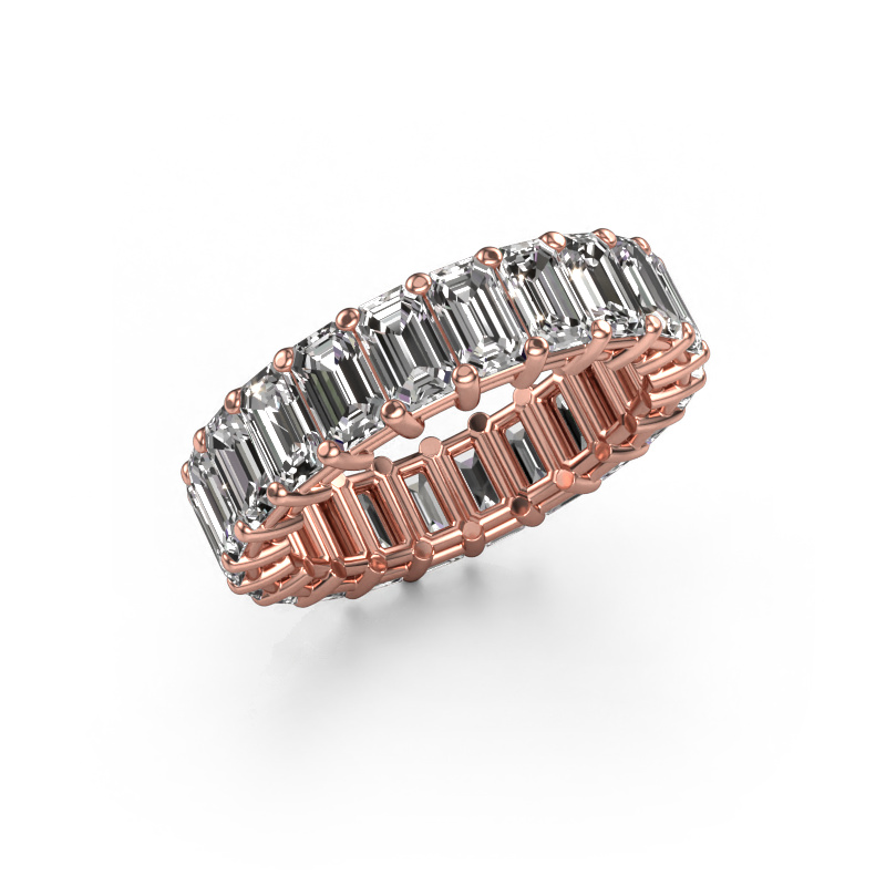 Afbeelding van Ring Heddy EME 5x3 585 rosé goud Diamant 6.38 crt