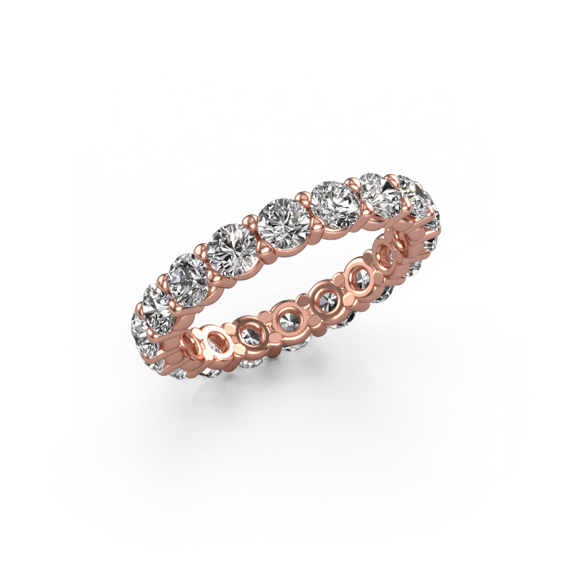 Image of Ring Heddy rnd 3.4 585 rose gold Lab grown diamond 2.700 crt