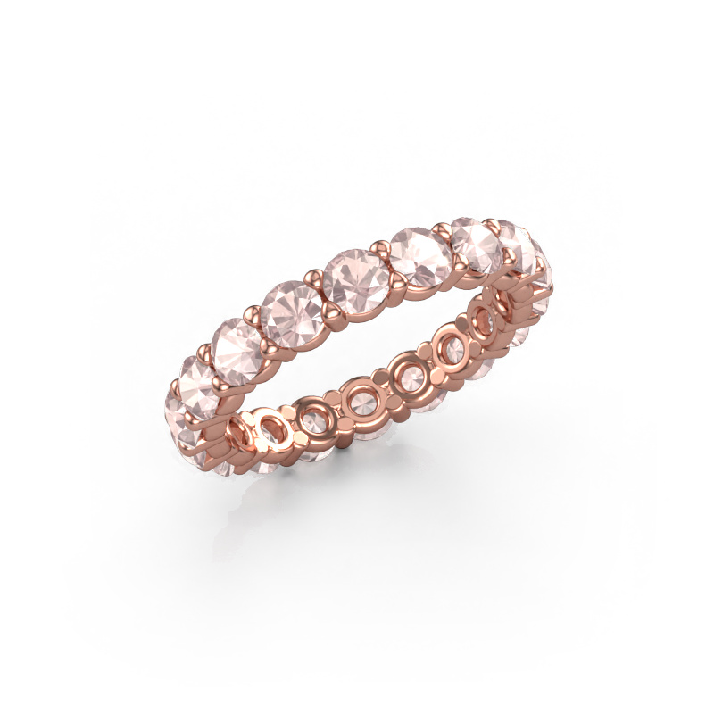 Bild von Ring Heddy rnd 3.4 585 Roségold Morganit Champagner 3.4 mm