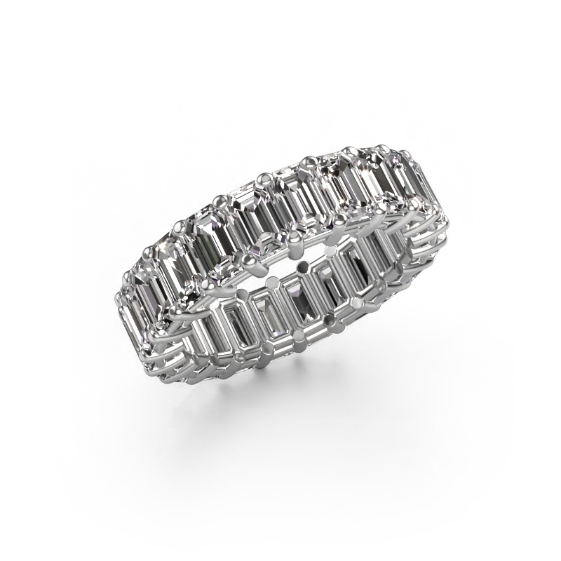 Image of Ring Heddy EME 5x3 585 white gold Diamond 6.38 crt