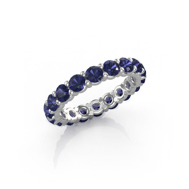 Image of Ring Heddy rnd 3.4 585 white gold Sapphire 3.4 mm