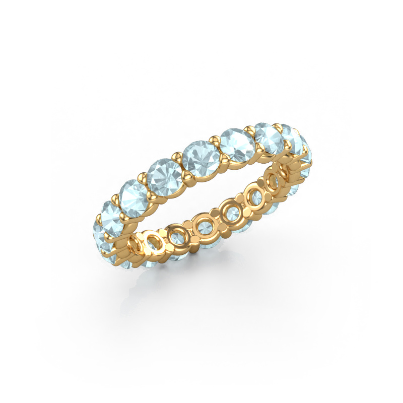 Image of Ring Heddy rnd 3.4 585 gold Aquamarine 3.4 mm